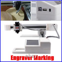 Laser Engraving Cutting Machine Desktop Metal Leather Printer Cutter Engraver 7W