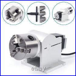 Laser Marking Machine Rotary Axis Chuck 80mm Engraving Machine Rotating Shaft