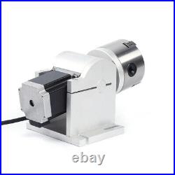 Laser Marking Machine Rotary Axis Chuck 80mm Engraving Machine Rotating Shaft