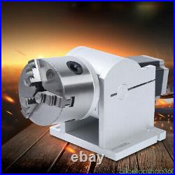 Laser Marking Machine Rotary axis rotating Shaft Chuck 80mm engraving machine US