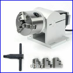 Laser Rotary Axis Chuck 80mm For Laser Engraving Marking Cutting Machine Tool US