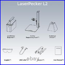 LaserPecker 2 Laser Engraver Cutter 60W Laser Engraving Cutting Machine DIY Logo