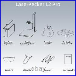 LaserPecker Upgraded L2 Laser Engraver DIY Cutter 60W Engraving Cutting Machine