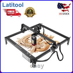Latitool F50 Laser Engraving Cutting Machine DIY Engraver Cutter Printer 50W US