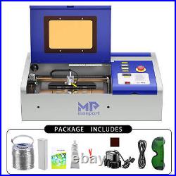 MONPORT 40W CO2 Laser Engraver Marker LightBurn-Supported with 9L Water Chiller