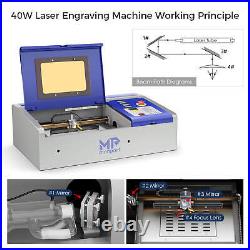 MONPORT LIGHTBURN 40W CO2 Laser Engraving Machine Engraver Marker 12x8 in. K40+