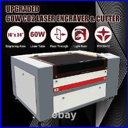 MOPHOTO 60W 16×24 Laser Cutter Engraver Machine Tube Motorized Work