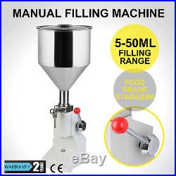 Manual Machine Remplissage Filling Shampoo Filler A03 5-50ML Capacity