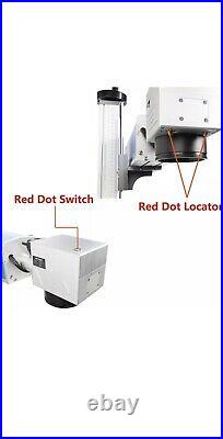 Max 50w Fiber Laser Marking Machine Q-switched, Bjjcz + Rotary Axis & 2 Lenses