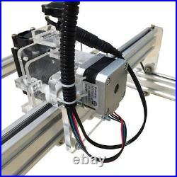Mini 2Axis 100100CM CNC Laser Engraver Kit Milling Carver Cutter & Laser Module