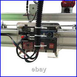 Mini 2Axis 100100CM CNC Laser Engraver Kit Milling Carver Cutter & Laser Module