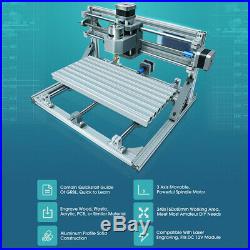 Mini CNC3018 3 Axis Laser Engraver Printer Wood Metal Cutter Engrave Machine
