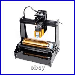 Mini Cylindrical Engraving Machine 15W Desktop Laser Engraver Christmas Gift DIY