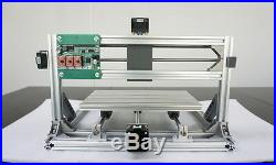 Mini DIY CNC 3018+ Router Kit PCB Milling Engraving Machine+5500mW Laser+ER11