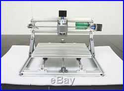 Mini DIY CNC 3018+ Router Kit PCB Milling Engraving Machine+5500mW Laser+ER11