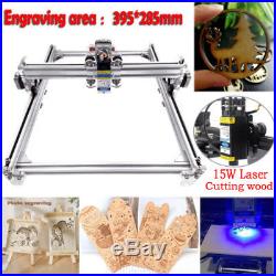 Mini DIY CNC3040 Router Kit +15W Laser Module Cut Wood Carving Engraving Machine