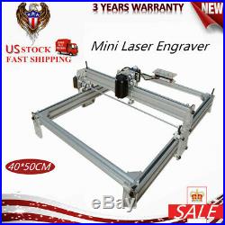 Mini Laser CNC Router Printing Engraving Machine Kit Mill Carving 500mW GRBL USB
