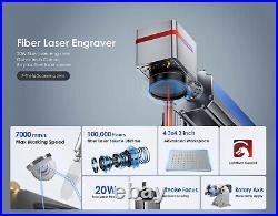 Monport 20W Fiber Laser Engraver Marking Engraving Machine Raycus Pre-Assembled