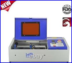 Monport 40W 2.0 Air Assist CO2 Laser Engraver Cutting Engraving Machine 12 X 8