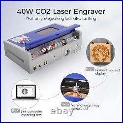 Monport 40W 2.0 Air Assist CO2 Laser Engraver Cutting Engraving Machine 12 X 8