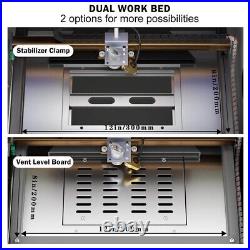 Monport 40W CO2 Laser Engraver CO2 Laser Engraver & Cutter (8 X 12)