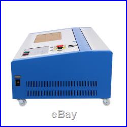Movable 40W CO2 Laser Engraving Cutting Machine 300x200mm Engraver Cutter USB