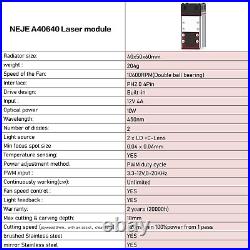 NEJE 2s Plus 40W CNC Laser Engraving Cutting Machine Desktop DIY Engraver cutter