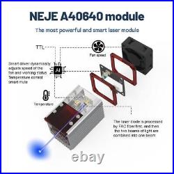 NEJE 2s Plus 40W CNC Laser Engraving Cutting Machine Desktop DIY Engraver cutter