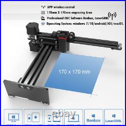 NEJE 7W Mini Desktop Laser Engraver Engraving Carving Machine LOGO DIY Printer