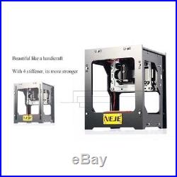NEJE DK-BL 1500mw Mini Automatic Laser Engraving Machine Engraver Carver DIY US