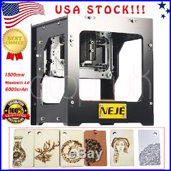 NEJE DK-BL 1500mw Mini Automatic Laser Engraving Machine Engraver Carver DIY USA