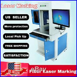 NEW Deluxe 30W Fiber Laser Marking Machine Laser engraver all in one