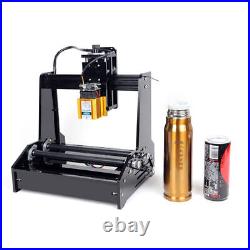 New GRBL Cylindrical Laser Engraving Machine Desktop Metal Engraver DIY Printing
