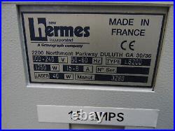 New Hermes L-Solution 200 LS200 Gravograph Laser Engraving Machine w Computer