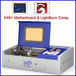 New Monport 40W Co2 Laser Engraver Cutter (8 X 12) Lightburn-Ready K40 Laser