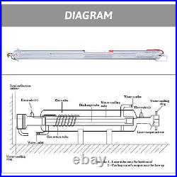 OMTech 100W CO2 Laser Tube 1450mm for 100W CO2 Laser Engraver Cutting Machine