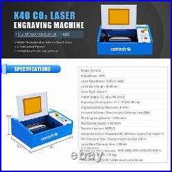 OMTech 12x 8 40W CO2 laser Engraver Cutter Engraving Cutting Carving New K40