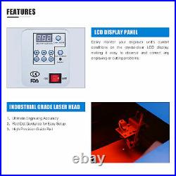 OMTech 12x 840W CO2 Laser Engraving Laser Cutting LCD Red Dot Guidance K40