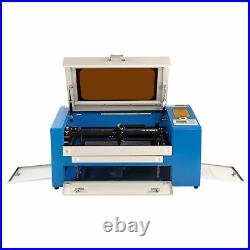 OMTech 20x12 50W CO2 Laser Engraver Cutter Engraving Machine with Rotary Axis