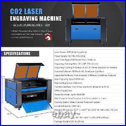 OMTech 35x24 80W CO2 Laser Engraver Cutter Moterized Workbed with Lightburn