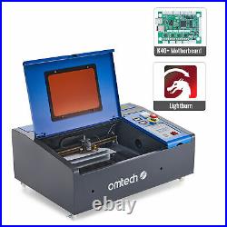 OMTech 40W 8 x 12in CO2 Laser Engraver Cutter with K40+ Motherboard & Lightburn