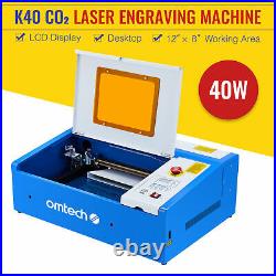 OMTech 40W 8x12 inch K40 CO2 Laser Engraver Cutter Engraving Cutting Machine