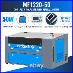 OMTech 50W 20x12 Desktop CO2 Laser Engraver Cutter Cutting Engraving Machine