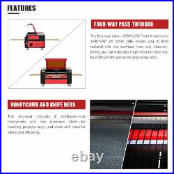 OMTech 60W 20x28 CO2 Laser Engraver Cutter with 4 Way Pass Through & Air Assist