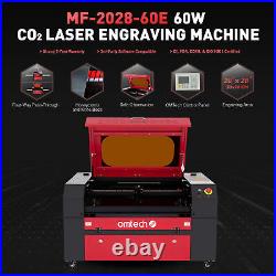 OMTech 60W 20x28 Inch CO2 Laser Engraver Cutter with Premium Accessories Combo