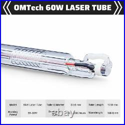 OMTech 60W CO2 LASER TUBE FOR LASER ENGRAVER CUTTER ENGRAVING CUTTING MACHINE