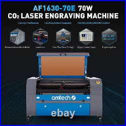 OMTech 70W 16x30 CO2 Laser Engraver Engraving Machine with Basic Accessories A