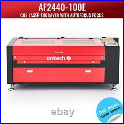 OMTech AF2440-100E 100W CO2 Laser Engraver Cutter Cutting Engraving Machine EFR