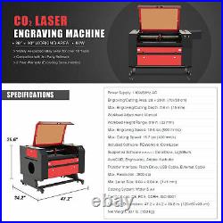 OMTech CO2 Laser Cutting Machine 80W with 28x20 Bed Autofocus and Ruida Controls