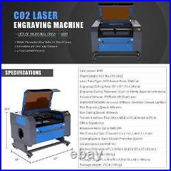 OMTech CO2 Laser Engraver 60W 28x20 Cutting Engraving Machine with Rotary Axis